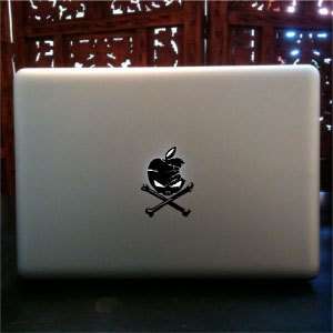 apple skull macbook pro skin iphone vinyl decal sticker  