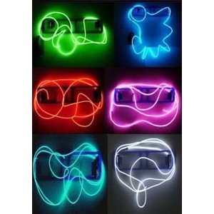   Glowing Strobing Electroluminescent Wire (El Wire)