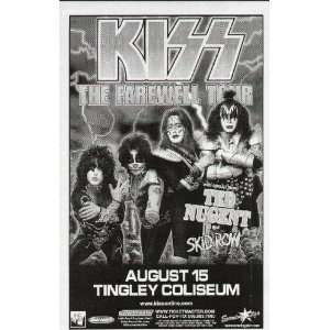 KISS Ted Nugent Albuquerque 2000 Concert Poster