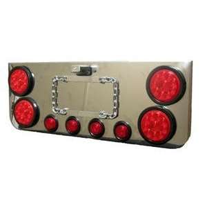    Stainless Steel Rear LED Light Panel Truck And Trailer Automotive