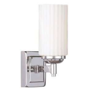  Livex 1421 35 Madison 1 Light Bathroom Lights in Polished 