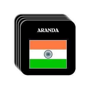  India   ARANDA Set of 4 Mini Mousepad Coasters 