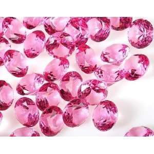  Light Rose Pink Transparent Acrylic 17carat Faux Diamonds 