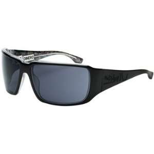  Quiksilver Eyewear Dinero Shiny Black Fabric Sunglasses 