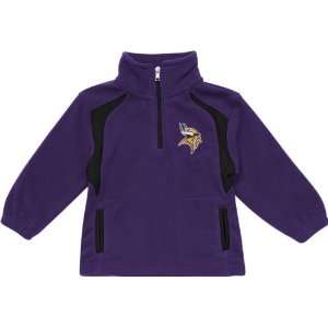  Minnesota Vikings Toddler Post Game Quarter Zip Fleece 