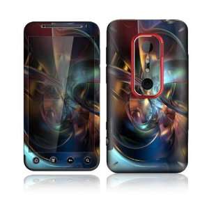    HTC Evo 3D Decal Skin Sticker   Abstract Space Art 