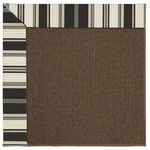  Capel Zoe Java Sisal 2007 Onyx Stripe 370 5 x 8 Area Rug 