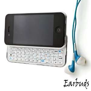  Apple iPhone 4S White Bluetooth Slideout Keyboard Ultra 