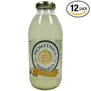 Prometheus Springs Lemon Ginger Capsaicin Spiced Elixir 16 Oz. Bottles 
