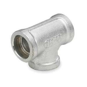 SHARON PIPING 6JL26 Tee, 2 In, Threaded, 316 SS:  