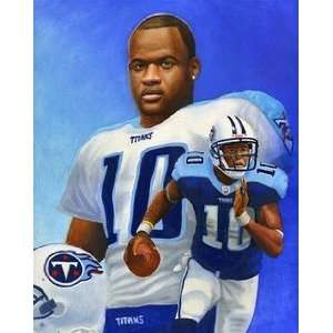  Vince Young Tennessee Titans Giclee on Canvas Sports 