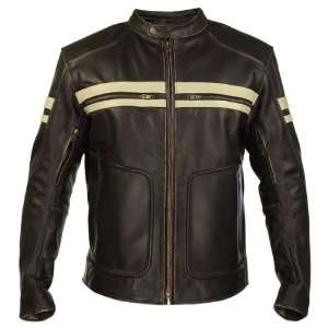  Xelement BXU165250 Mens Brown Leather Cruiser Motorcycle 