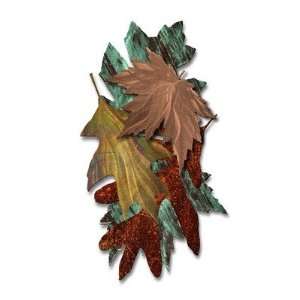  All My Walls FLOR00055 Leaves of Metal Wall Hanging: Home 