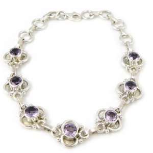  Silver bracelet Heaven amethyst. Jewelry