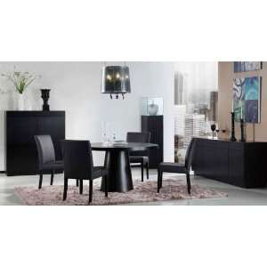   Modern Wood Round Dining Set, DS 0681 T2: Furniture & Decor