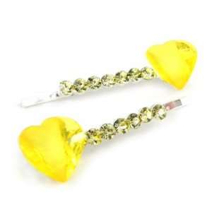  Hair clip Princesa yellow.: Jewelry