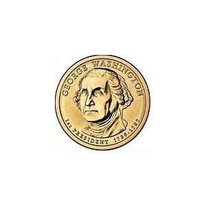  George Washington One Dollar Coin Uncirculated 60 