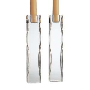  Nambe Reveal 8 Inch Candlestick, Pair