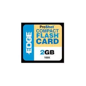  EDGE 2GB EDGE PROSHOT 100X CF MEMORY CARD PE204389 Compact 