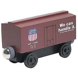   Railroad   Union Pacific Wooden Box Car   100218 Boxcar Toys & Games