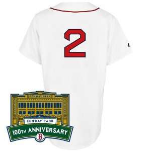   Ellsbury Home Jersey w/Replica Fenway Park 100th Anniversary Patch