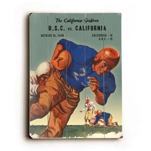   California Berkeley VS UCLA Wood Sign (14 x 20)