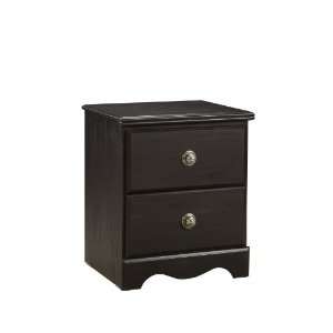  Carls Nightstand Set of 2 In Pecan Finish by Standard 