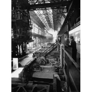  August Thyssen Steel Mill, Large Steel Works, Men Up on 