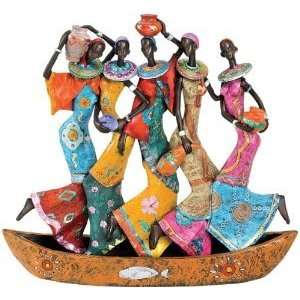  Xoticbrands 10.5 West African Water Maid Sculpture Statue 