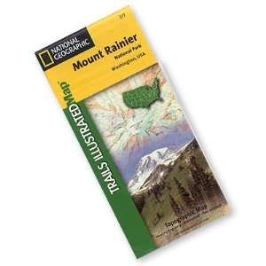  NAT GEO Mount Rainier Natl Park Map: Sports & Outdoors