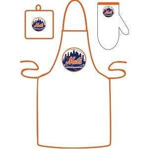  New York Mets Grilling Apron Set