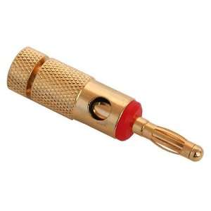  Banana Plug, Gold Plated, Red Band: Everything Else
