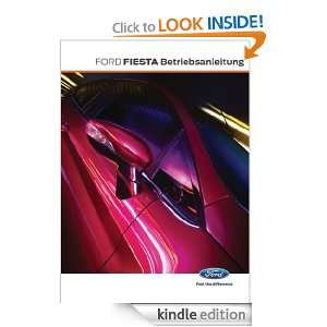 Ford Fiesta Betriebsanleitung (Europe) (German Edition): Ford of 
