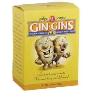 The Ginger People Gin Gins Hard Candy 4.5 Ounce Box:  