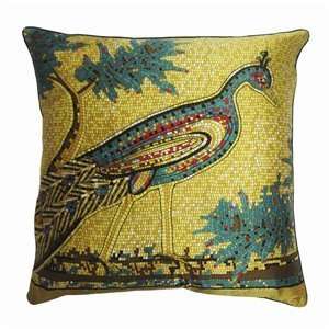  Filos MMF201004 700 Mosaic Peacock Decorative Pillow: Home 