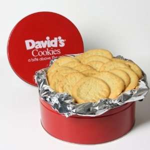 Davids Cookies 11027 Sugar Cookies  2LB Tin:  Grocery 