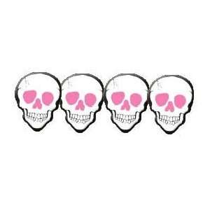  Girls Rock! Picks Pink Skull 4 pack Medium: Musical 