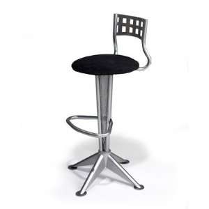   Barstool Metal Finish Aluminium, Fabric Impulse 1188