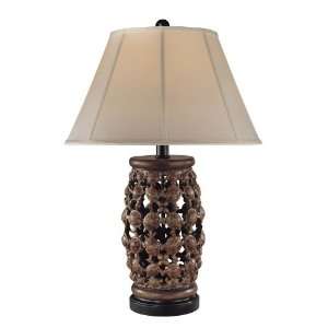  Ambience Turtles Walnut Table Lamp: Home Improvement