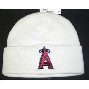  Anaheim Angels White Beanie Hat Cap w/Cuff: Everything 