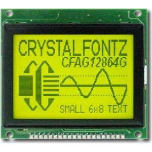  Crystalfontz CFAG12864G YYH TY 128x64 graphic LCD display 