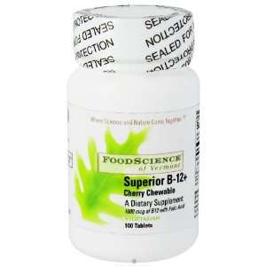  Foodscience Sublingual B 12 Plus 100 Tabs Health 