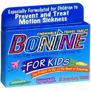    BONINE TAB FOR KIDS 8TB EMERSON HEALTHCARE