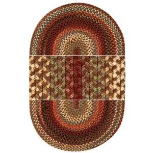  Capel Portland Brown Runner 2.00 x 8.00 Area Rug: Home 