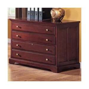  Rich Cherry Finish Home Office File Cabinet by Coaster 