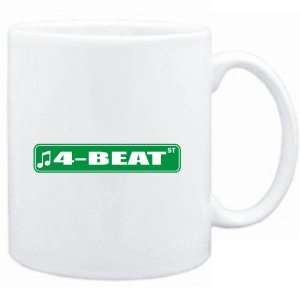  Mug White  4 Beat STREET SIGN  Music