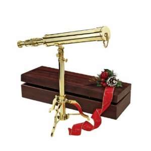  Replica 18th Century Brass Tabletop Telescope Office 