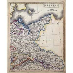  Arrowsmith 1836 Antique Map of Northeast Germany: Office 