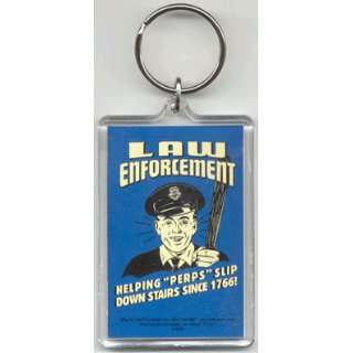  Retro Spoofs   Law Enforcement   Acrylic Keychain 