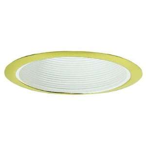  6 Baffle with Trim Ring in White